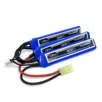 Bateria Lipo ULTRA - 11.1V/3S(3 pack) - 1100mAh - 20C/40C-AIRSOFT