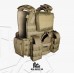 Colete Tático Modular Plate Carrier + 8 Peças TAN