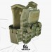 Colete Tático Modular Plate Carrier + 8 Peças VERDE