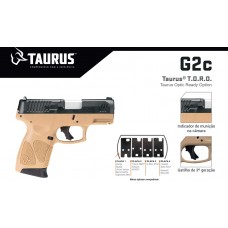 G2c TORO .38TPC TAN 2 CARREGADORES