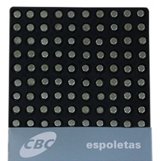 ESPOLETA SMALL PISTOL CAIXA COM 100 UNIDADES