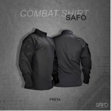 COMBAT SHIRT SAFO MILITAR PRETO