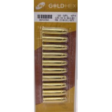 .38 SPL +P+ 125GR GOLD HEX