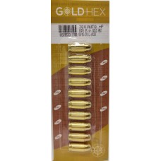 .380 AUTO+P 85GR GOLD HEX