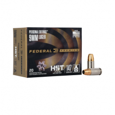 9MM FEDERAL CAL 9MM LUGER 147GR HST JHP CX 20