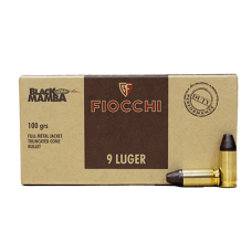 9MM BLACK MAMBA 100GR CAIXA COM 50 UNIDADES