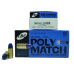 9MM POLYMATCH 124GR CAIXA COM 50 UNIDADES