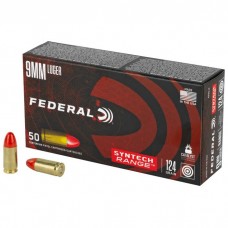 9MM FEDERAL SYNTECH 124GR CAIXA COM 50 UNIDADES